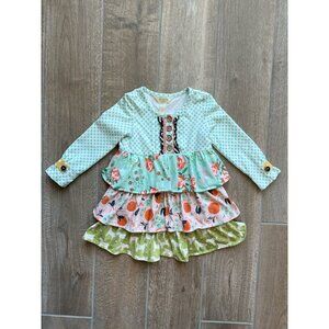 Matilda Jane Seedling Dress & Diaper Cover Sz 18-24 Mo